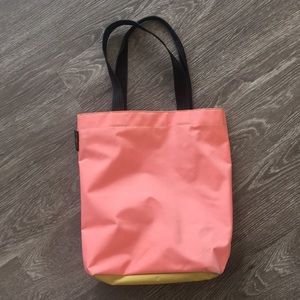 Herve Chapelier pink tote bag